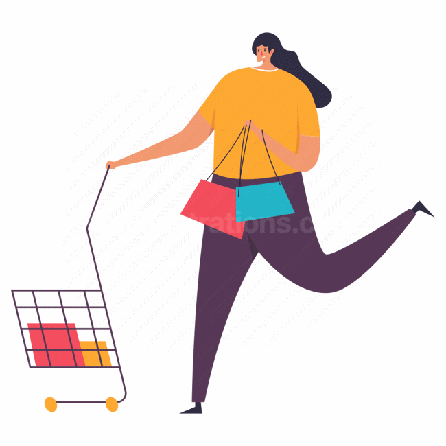 Shopping and Retail  illustration preview image